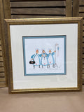 The Team Print by P. Buckley Moss; Signed & Numbered (80/1000)