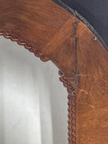 Vintage Wood Arched Mirror