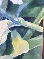 “Afternoon Iris” Print by Vernon; Signed