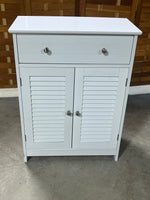 White Particle Board Bathroom Cabinet