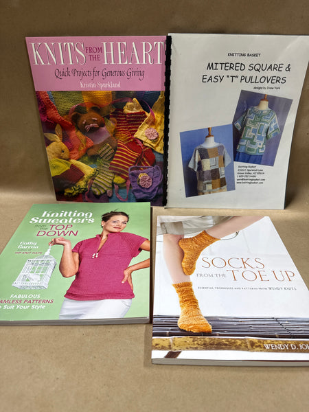(C) Lot Of Knitting Books
