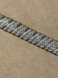 Sterling (Vermeil) Bracelet with Faux Diamonds