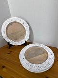 Pier 1 Wooden Plate Chargers