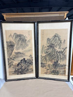 Pair of Asian Panels - please read description