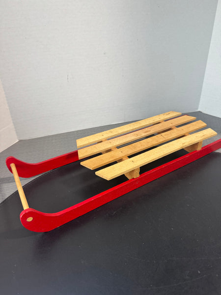Lightweight Decorative Wooden Sled