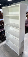 White Particle Board Bookcase