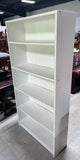 White Particle Board Bookcase