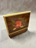 (A) Italian Flower Inlay Trinket Box