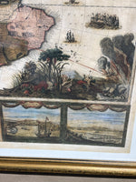 Map of Americas Circa 1680 Print