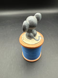 Ceramic Mouse On Thread Trinket Dish