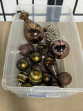 Brown Tone Ornament Lot