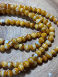 Ochre Beaded Czech Necklace