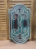 Metal Panel with Scroll Design