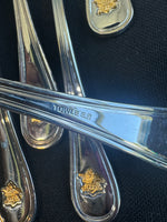 44-Piece Towle Anheuser-Busch Silver Plate Hostess Flatware Set in Box