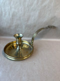 Brass Maitland Smith Candle Stick Holder With Long Handle