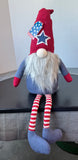 Stars & Stripes Plush Gnome with Dangly Legs