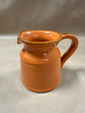 (E) Ceramic Orange Turino Pitcher