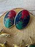 3-Piece Lot of Assorted Gold Tone Earrings (C)