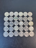 30-Piece Kennedy Half Dollars