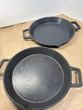 Chicago Hardware Foundry Cast Iron Handled Pans (2) See Photos