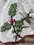 Holly Branch Tree Skirt
