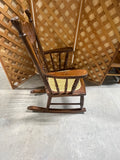 Child's/Doll Cane Rocking Chair