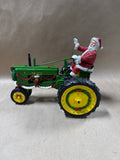 Santa Riding John Deer Tractor READ DESCRIPTION
