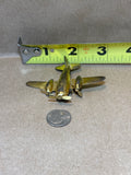 Vintage Sterling (Vermeil) Bomber Pin - Propellers Twirl