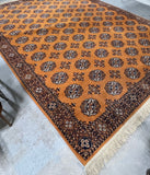 Karastan Golden Bokhara Rug, 12 ft 9 in x 8 ft 8 in ***HEAVY ITEM***READ DETAILS ON PICK UP POLICY***