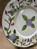 Hand Painted Floral Plate