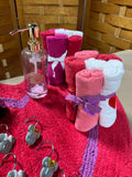 Minnie Mouse/Heart Bath Accessory Lot