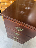 Pressed Wood Two Drawer File Cabinet