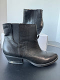Black Nine West Vasloane Leather Ankle Boots in Box WOMEN’S SIZE 8.5