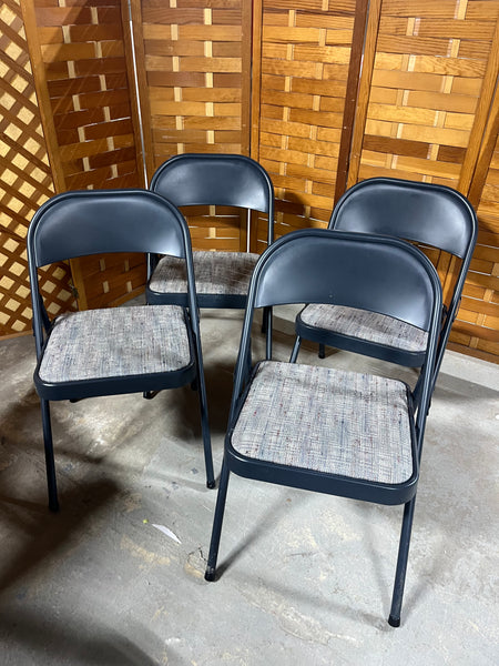 Set of 4 Folding Chairs by Furio