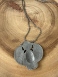 Egyptian Vintage Revival Winged Scarab Necklace