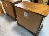 Pair of Three Drawer Nightstands, Made in Indonesia