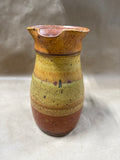 Studio Pottery Earth Tone Pitcher