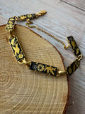Spanish Toledo Damascene Vintage Gold Tone Bracelet