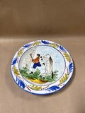 Italian Horse Shoeing A Man Upside Down World - Decorative Bowl