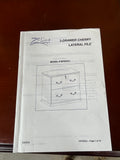 Z-Line Designs 2 Drawer Cherry Lateral File ***HEAVY ITEM***READ DETAILS ON PICK UP POLICY***