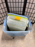 B-Lot of Plastic Storage Tubs(3)