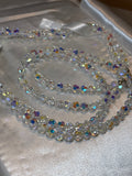 40” Aurora Borealis Crystal Necklace