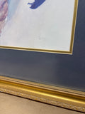 Large Iris Print by Vernon; Signed