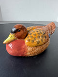 Duck Fitz and Floyd Essentials Game Bird Collection Lidded Trinket Dish