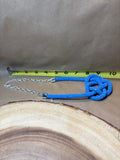 Blue Beaded Choker
