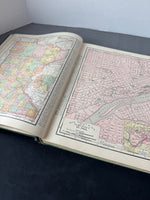 The Chicago Chronicles Unrivaled Atlas of the World Antique Hardcover Book