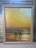 “Love” Original Oil Painting by Local Artist Ginger Olansen; Signed