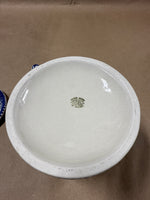 Gzhel Wekma Handmade In Russia Blue & White Porcelain Lidded Beer Stein