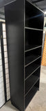 Black IKEA Bookcase D, Particle Board/Cardboard Backing