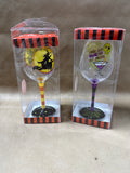 Halloween Wine Glasses - Pair / Appears Unused (C)